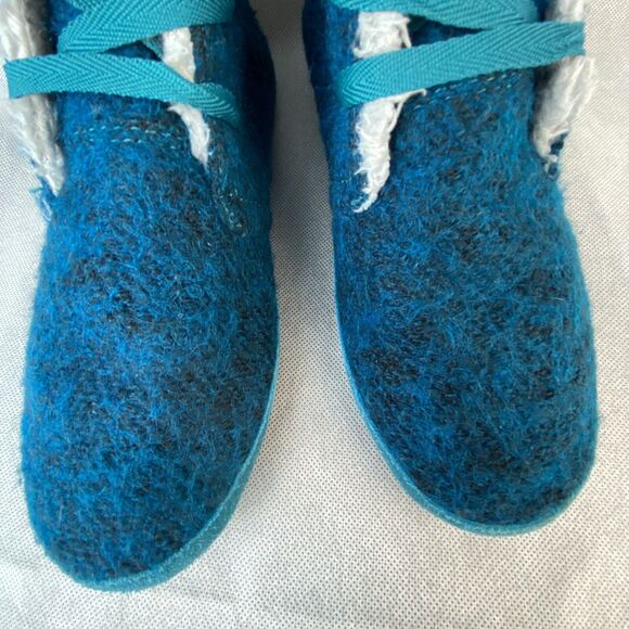 SANUK Chukkas Shoe Boots Womens Size 7 AMBRRR INDIGO Blue Cottage Boho - Picture 6 of 13